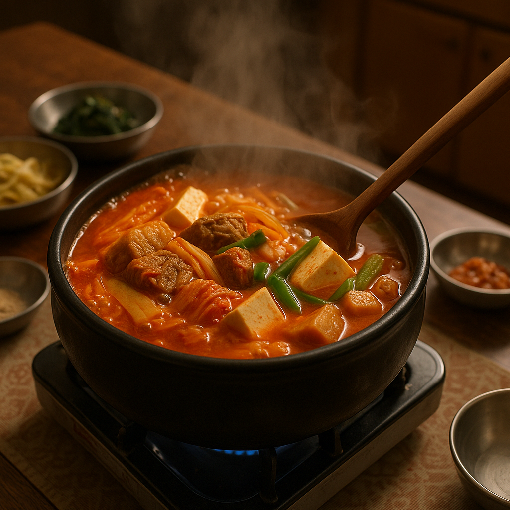 김치찌개 조리 사진
